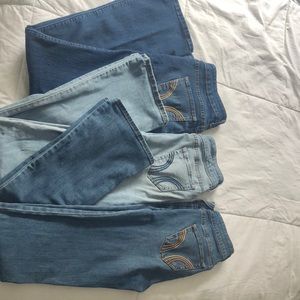 3 pair of boot cut jeans 👖
